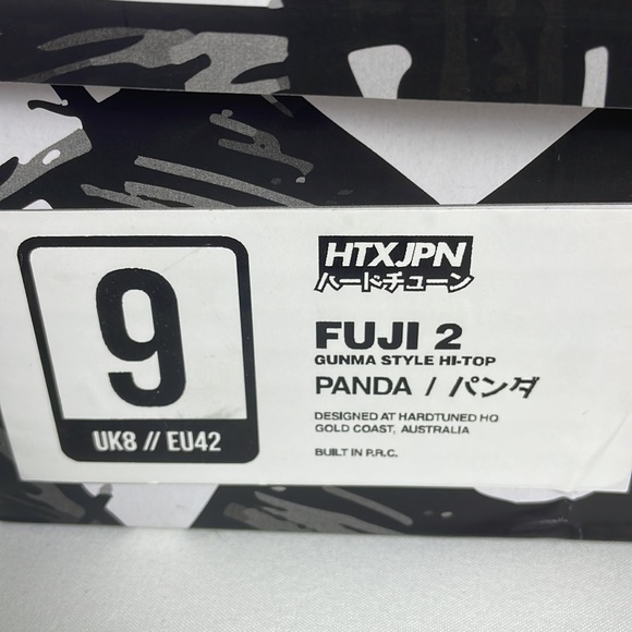 EUC HTXJPN FUJI 2 Panda High-Top HardTuned Men’s Sneakers Size 9 - Picture 11 of 15